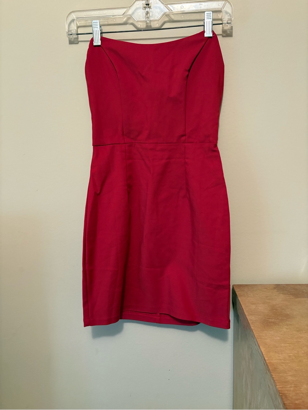 Princess Polly Strapless Red Sheath Dress